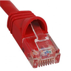 PATCH CORD, CAT 5e, MOLDED BOOT, 3' RD