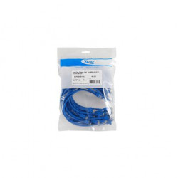 25 PK PATCH CORD,CAT 6,MOLDED,5ft BLUE