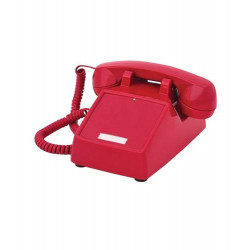 250047-VBA-NDL Red desk no dial
