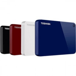 Toshiba Canvio Advance HDTC910XK3AA 1 TB Portable Hard Drive - External - Black