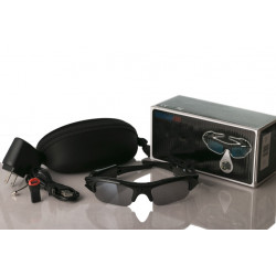 Avi Format Sunglasses Video Recorder W- 60 Degrees Viewing Angle