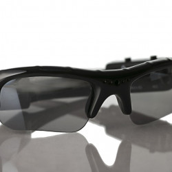 Sports Video Recording Sunglasses W- Uv Protected Polarized Lenses