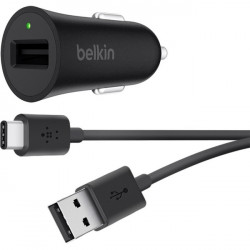 Belkin BOOSTâ†‘UP Quick Charge 3.0 Car Charger with USB-A to USB-C Cable