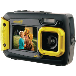 Coleman 2V9WP-Y 20.0-Megapixel Duo2 Dual-Screen Waterproof Digital Camera (Yellow)