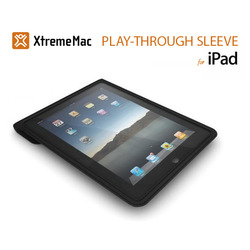 Xtrememac Play-Through Sleeve for iPad - Black