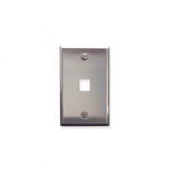IC107SF1SS- 1Port Face - Stainless Steel