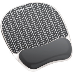 Fellowes 9549901 Photo Gel Mouse Pad Wrist Rest with Microban