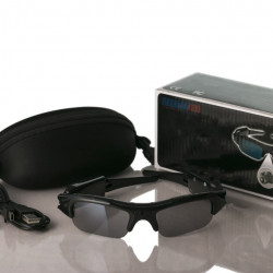 High Video Quality Video Camcorder Sunglasses with USB Connector