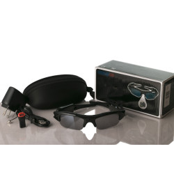 High Video Quality Video Camcorder Sunglasses with USB Connector