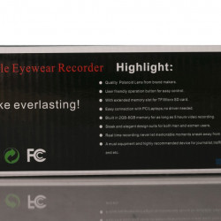 High Class Design Video Camcorder Sports Sunglasses w/ TF Slot
