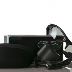 Video & Audio Recording HD Sunglasses w/ MicroSD Slot