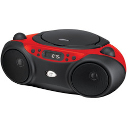 GPX BC232R Sporty CD and Radio Boom Box (Red)